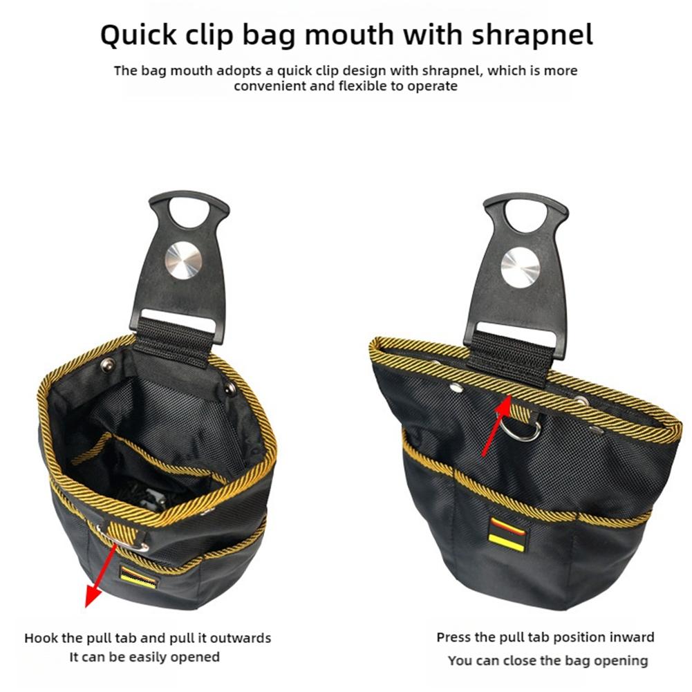 Rotating Quick Hanging Tool Waist Bag Electrician Bag Storage Current Bag Bag Bag Woodworking P P9T0