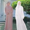 M215# Middle Eastern Muslim Women's Loose Batwing Sleeve Islamic Dress Robe