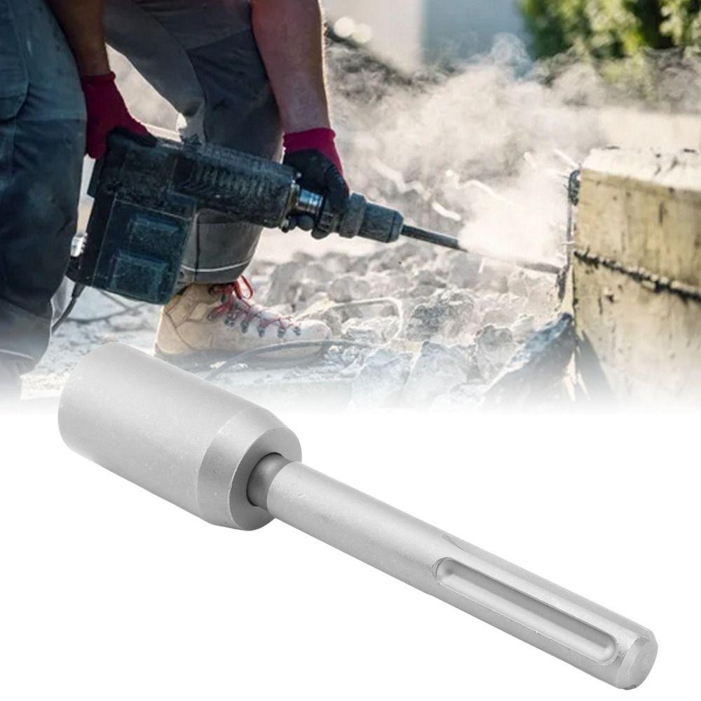 3/2.56/1.77 Inch Diameter Head Fence Post Pounder Steel SDS PLUS Shank Ground Rod Driver Post Driver Attachment