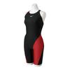 MIZUNO STREAM ACE Half Suit Size FINA Swimming for Competitive Swimming and Challenge Women's (Masters Back) N2MG2740, Black/Red, L, (International