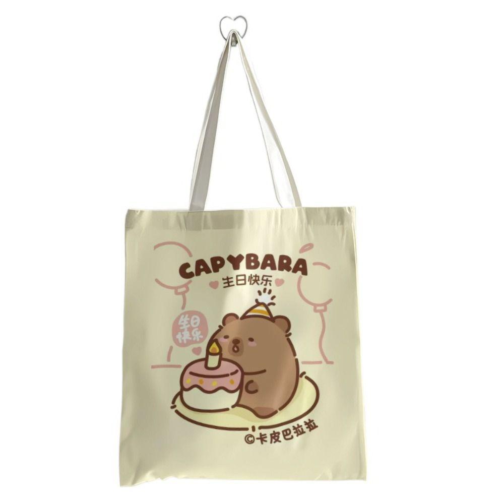 Schultasche Capybara Umhängetasche Unterarmtasche Große Kapazität Capybara Handtasche Mädchen