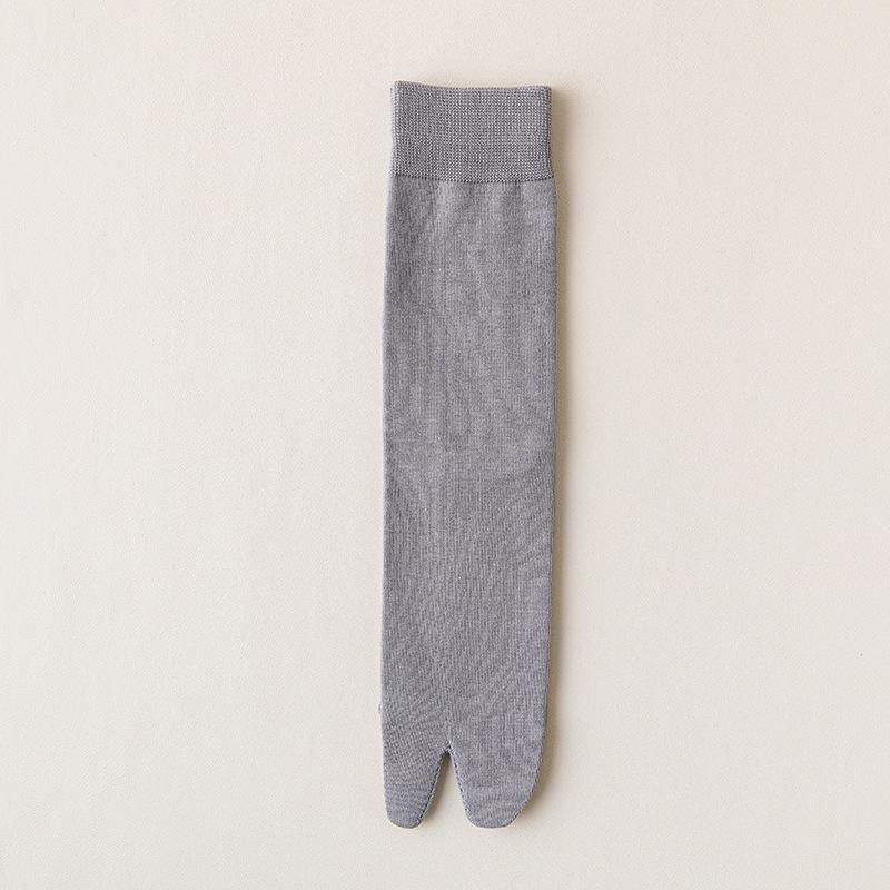 Chaussettes Japonaises Mi-Mollet en Coton Anti-Odeur à Deux Doigts pour Homme (Geta & Design à orteil séparé)
