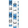 51in Fishing Tape Measure Adhesive Ruler Portable Fish Measurement Tool for Anglers Waterproof Soft Fish Measuring Tape