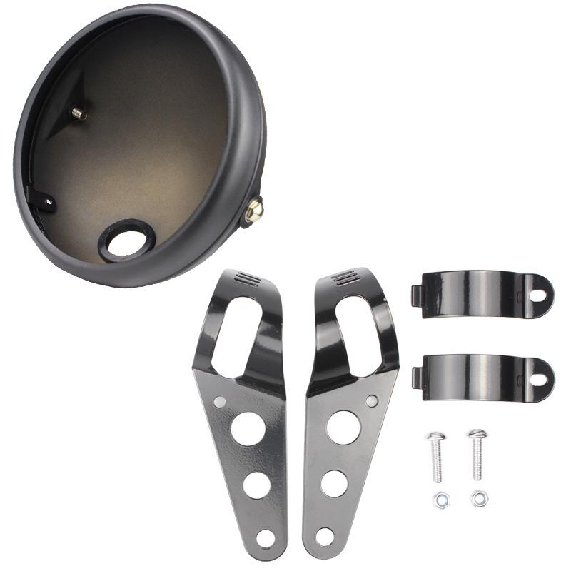 7-inch Harley motorcycle headlight modification housing set, used for headlight transformation or repair