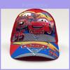 Cartoon Cars Pattern Childrens Baseball Cap Summer Sun Protection Breathable Sun Hat For Kids