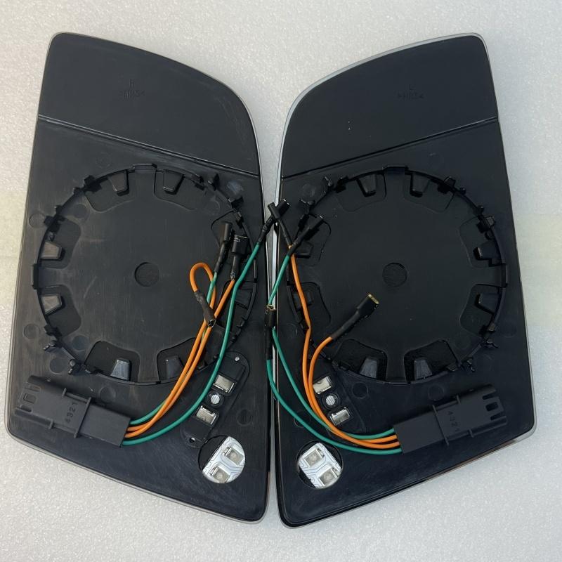 Car Wide Angle Heated Mirror Glass With 4 P Rear-view Heating Lenses For BMW 5 E60 / E61 (2003-2009) 6 E63 / E64 (2004-2010)