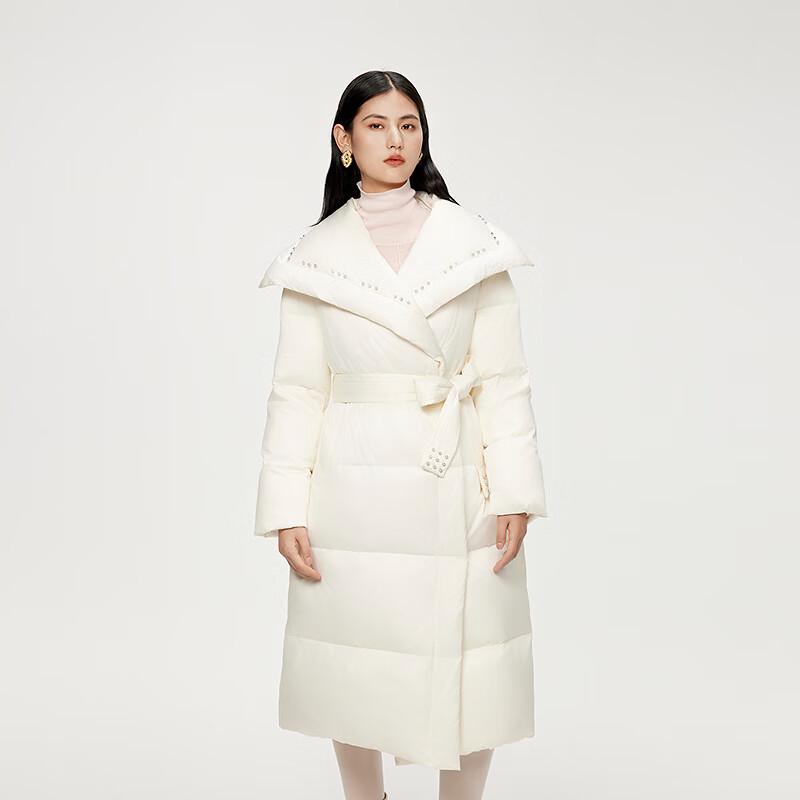 Ailayiyi Women's Long Goose Down Puffer Coat