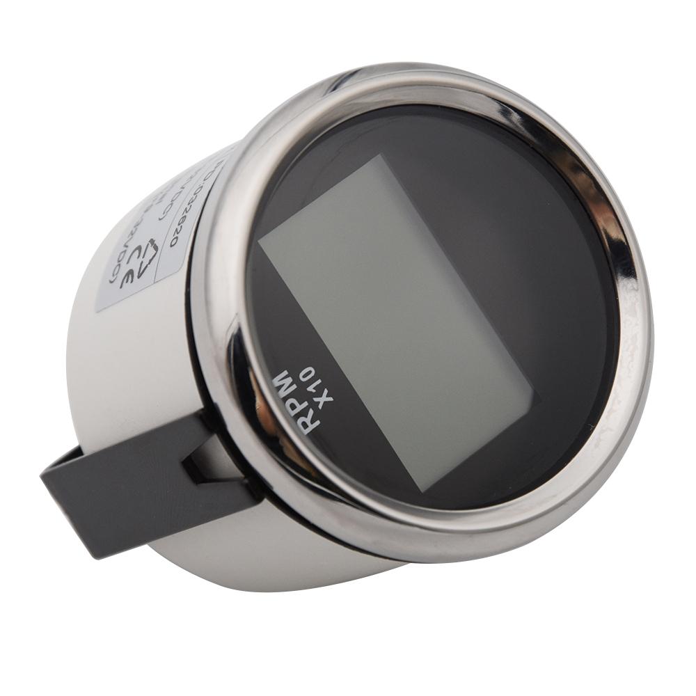 52mm Outboard Engine Tachometer Gauge with Hour 0~9990 RPM Meter For Marine Car Motor Tacho Motorcycle Digital Speedometer