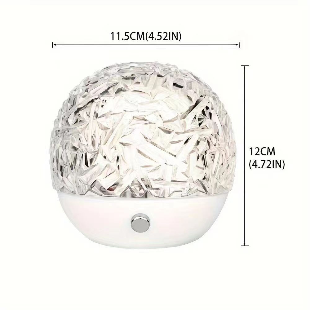 Remote Controls LED Spherical Night Light Aurora Water Ripple Projector  Home Ambiances