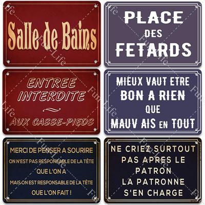 Billboard Warning Metal Tin Signs Vintage Metal Poster Sign Plate Retro Tinplate Plaque Metal Decoration for Bar Pub Club20x30cm