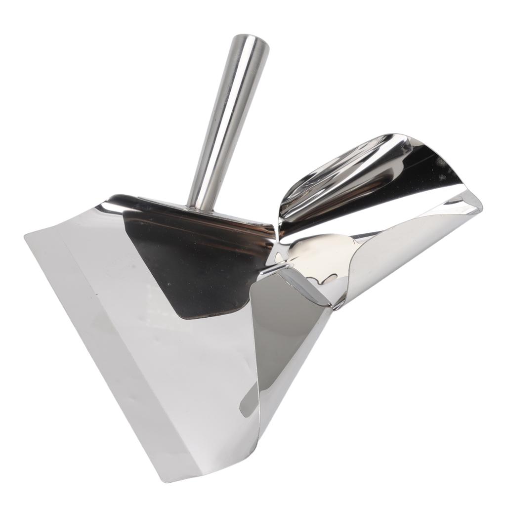 French Fries Shovel Rustproof Stainless Steel Food French Fry Popcorn Shovel French Fry Bagger Scooper for Cinemas