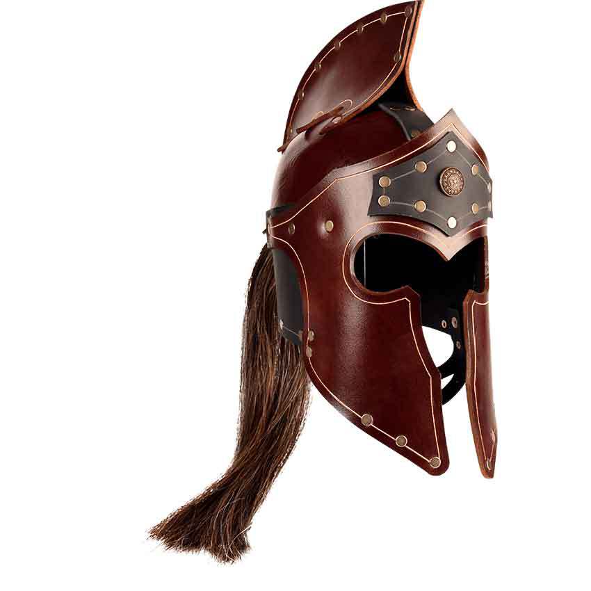 Neues mittelalterliches Halloween Rollenspiel Zubehör Ritter Krieger Gladiator Spartaner Römer Grieche Kostüm Spiel Rolle Helm Erwachsenen Unisex