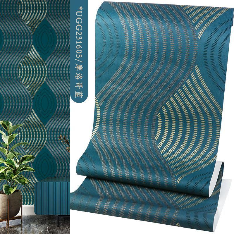 3D Geometric Curved Stripe Wallpaper PVC Waterproof Modern Living Room Bedroom Sofa TV Background Wall Paper Rolls