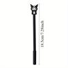 Sanrio 12/ 30PCS Black Kuromi Anime Gel Pens Cute Fairy Character Design 0.5mm Black Ink Ideal for Playful Gifts Office Signature Pen, Back School