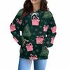 Women's Fashion Daily  Casual Hoodie Long Sleeve Printed Top