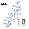 Creative Wall Embellishment Flower LED Tree Branch Lights for Wall, Willow Vine Light with Modern Art Lighting Remote, 8 Modes, Christmas Decorations