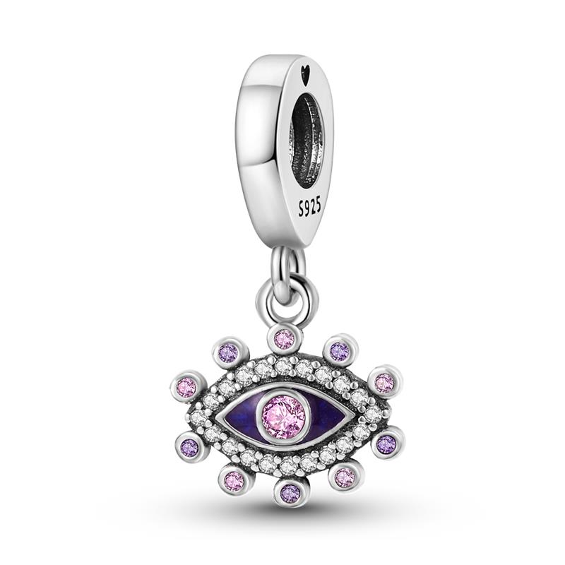 Copper Demon Eye Angel Cross Religious Charm Beads Suitable For Pan Original Bracelet Exquisite Diy Party