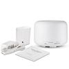 Muji Aroma Humidifier: 500ml Wood Grain Base with LED Seven-Color Night Light Diffuser for Home Use.