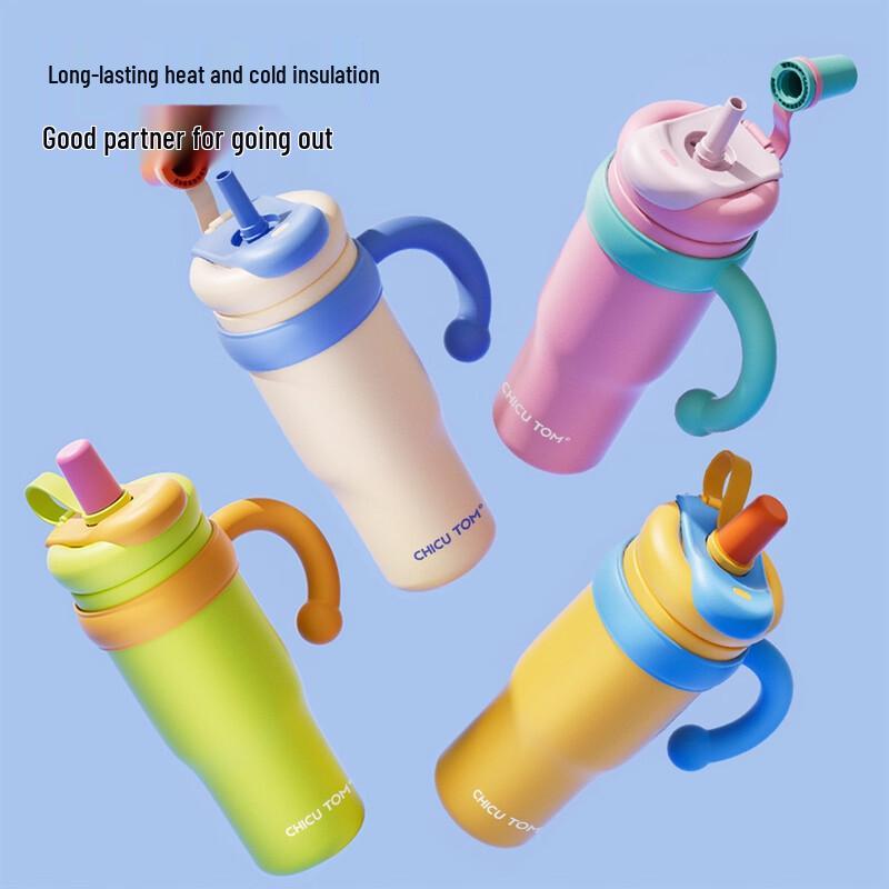 MOZHOU 2026 Large Capacity Insulated Tumbler with Ceramic Straw