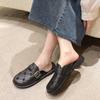 Baotou half slippers breathable and non-slip women's outer wear spring new thick-soled hole shoes versatile lazy