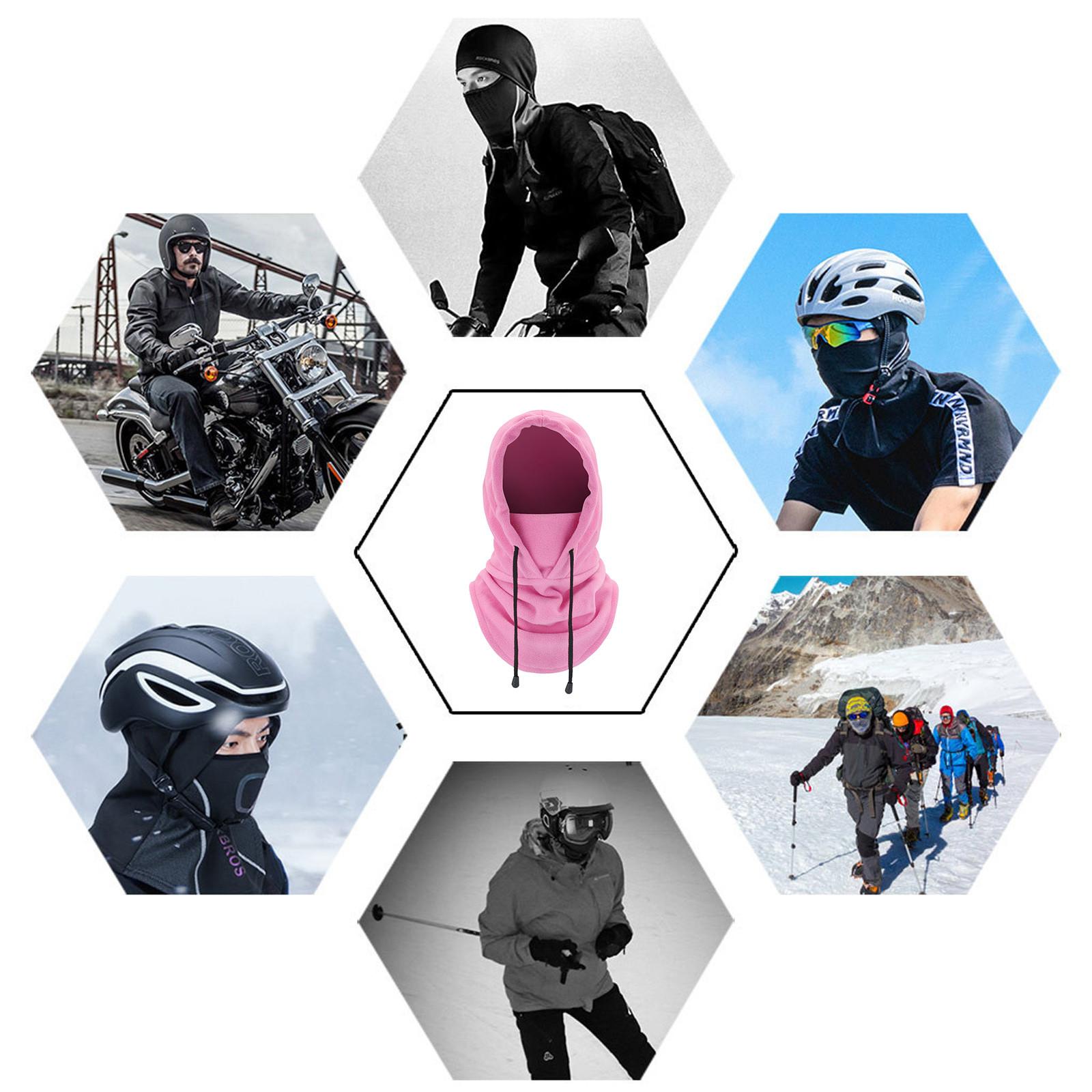 

Cycling Cap Ski Winter Windproof Cap Outdoor Sports Bib Cold Thickening Wig Hat розовый