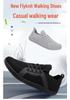 Damen Herbst Flyknit Atmungsaktive Laufschuhe - Breite Zehenbox, Weiche Sohle, Bequem, Große Größe, Unisex Freizeit-Schuhe