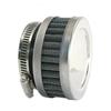 Motorcycle Scooter Stainless Steel Air-Intake-Filter + Clamp Universal 48-52mm