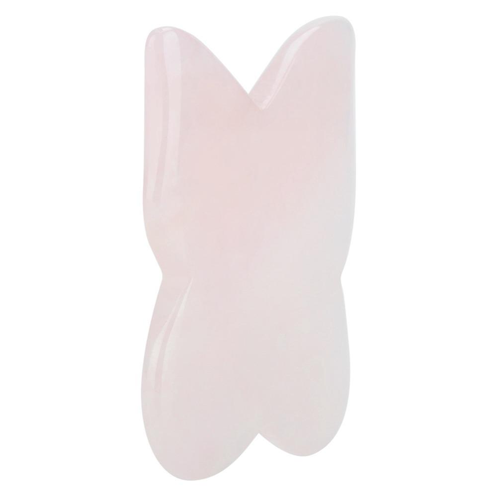 Butterfly Crystal Scrapping Plate Pink Massage Scrapping Plate Face Lifting Tool Facial Guasha