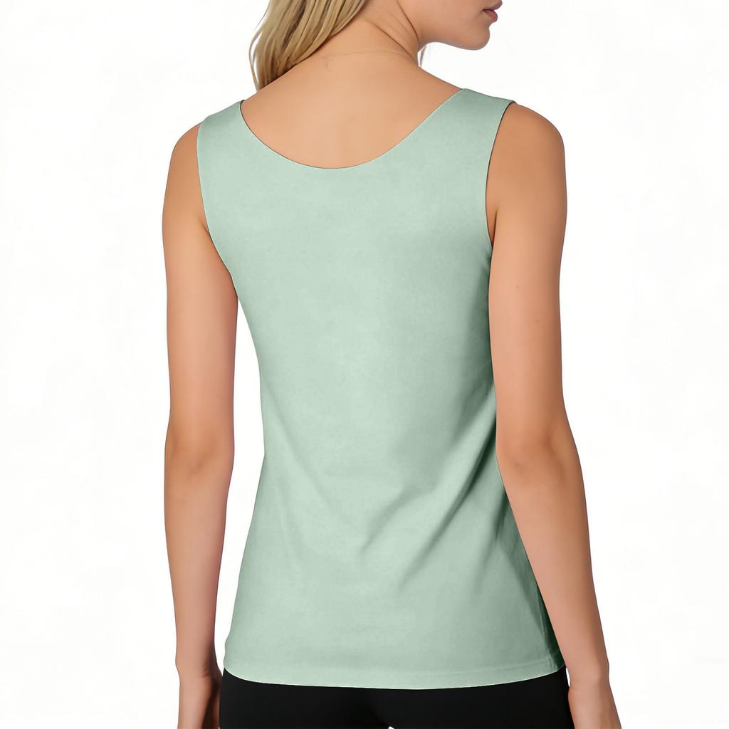 Women's Thin Seamless Quick-Dry Stretch Breathable Sports Tank Tops 3-Pack
