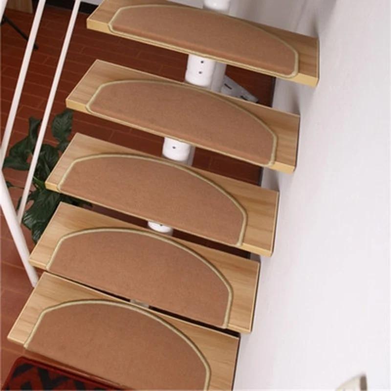 1 Pcs Non-slip Self Adhesive Carpet Stair Tread Mat Home Staircase Protection Cover Pad 65CM Living Room Decoration
