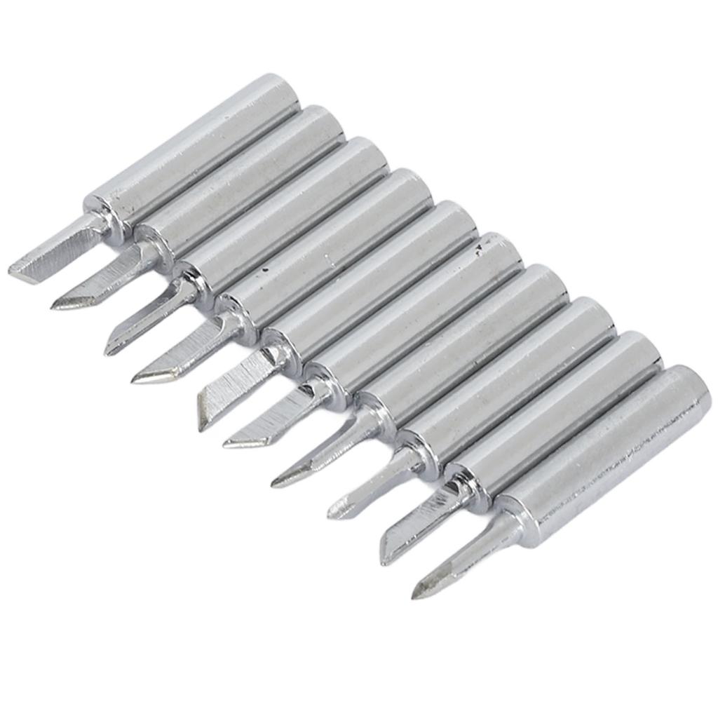10 Stück Lötkolbenspitzen Ersatz Elektrische Lötstation Schweißgeräte Zubehör mit Loch