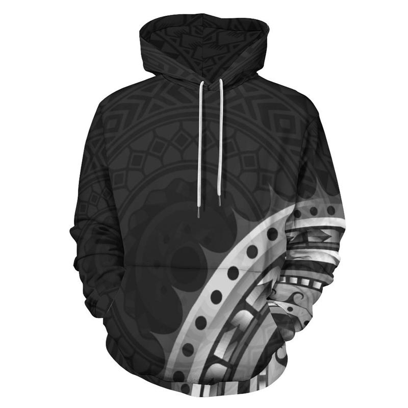 New 3D Polynesian Tattoo Lapu Sun Tribal Graphic Hoodies For Man Women Fashion Hoody Cool Pullovers Streetwear Clothing Harajuku
