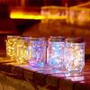 LED Firefly Solar Mason Jar Lights: Starry Sky Hanging Lights for Outdoor Christmas Decor