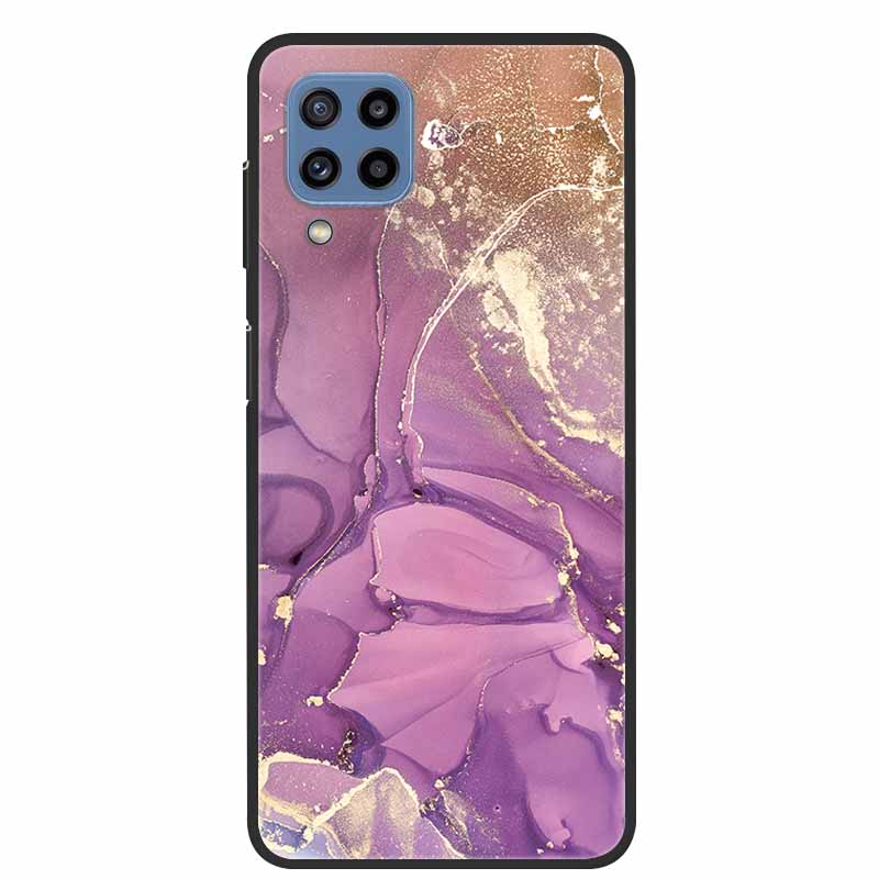 For Samsung Galaxy A12 Case Marble TPU Silicone Soft Phone CoverFor Samsung Galaxy M12 Case Samsung F12 Protector Gift New Para