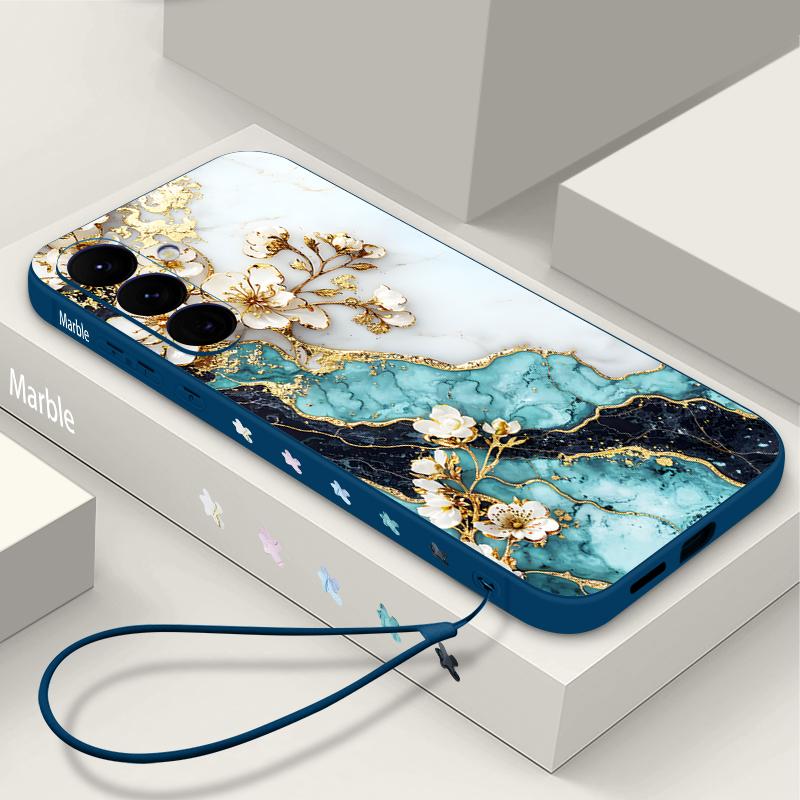 Marble Pattern Phone Case For Samsung Galaxy S26 S25 Ultra S24 S23 S22 Plus S21 FE A15 A16 A17 A35 A36 A54 A55 A56 5G Soft Cover
