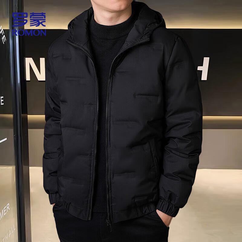 

Romon Men s Hooded Padded Jacket ZH1988 L