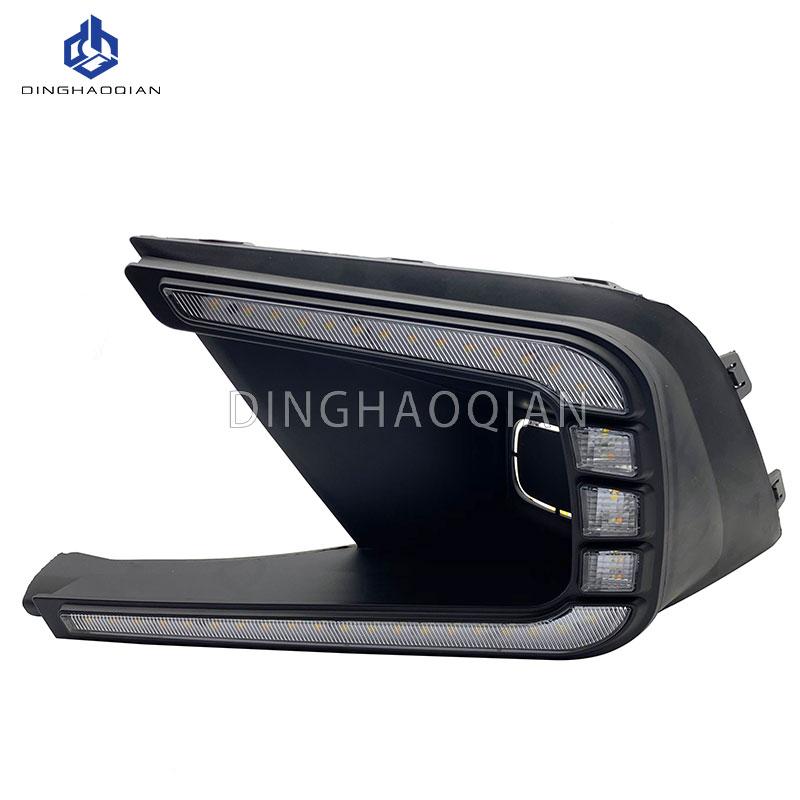 1 Pair Car Front Bumper LED Fog Lights Assembly Driving Lamp Foglight Wiring Switch Set For Honda Civic 2022 2023