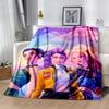 Fantasy Warrior Trio Blanket Comfortable Suitable for Bedding Bed Chair Four Seasons Universal Stylish Decor