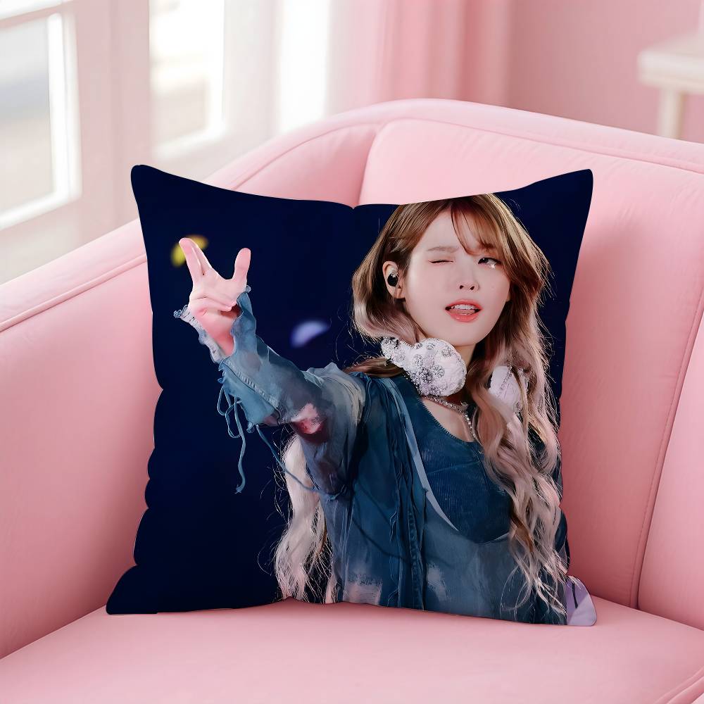 SINGER i-IU Pillow Case pattern printing pillowcase living room sofa cushion cover bedroom room decor