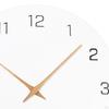 Nordische Wanduhr Leise Nicht tickend 11,81'' Dekorativ für Büro Schlafzimmer Flur Esszimmer