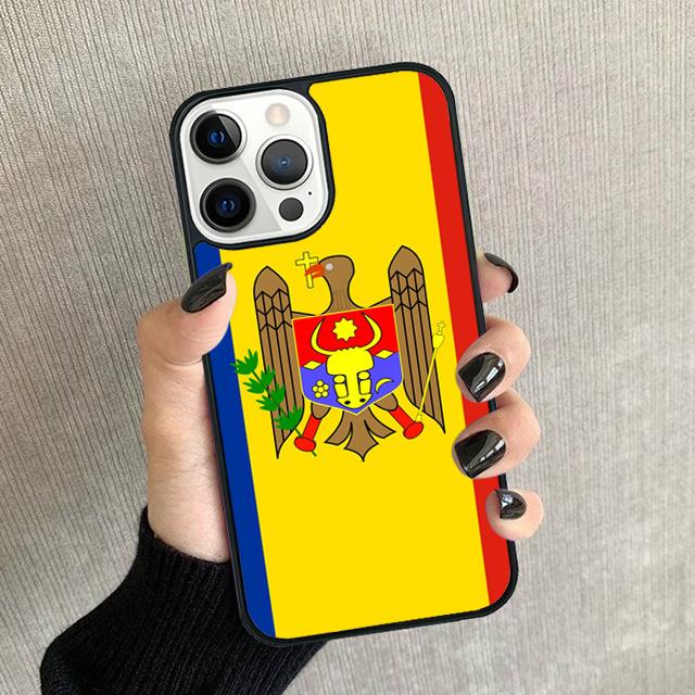 Moldova Flag Moldavians Phone Case For iPhone 17 Air 16 15 14 plus 12 13 Pro max Soft Bumper Shell Cover coque