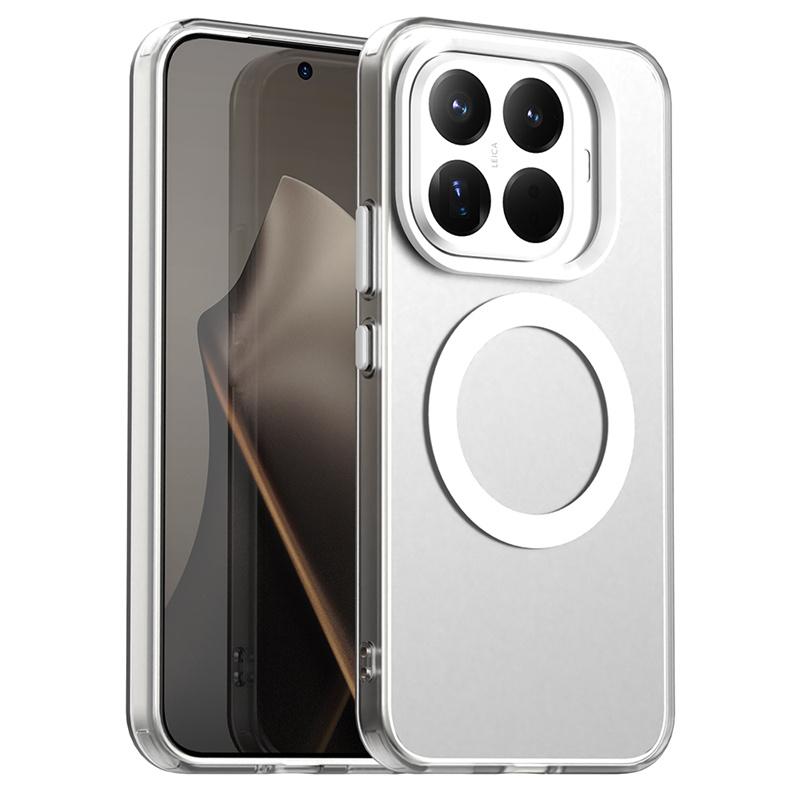 

Магнітний Бездротовий Чохол для Заряджання Для Xiaomi 15T Pro Mi 15T 5G Чохол Цукеркові Кольори Прозора Оболонка Fundas Coque Xiaomi 15T