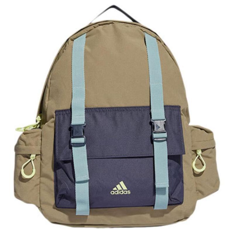 Adidas Polyester Backpack Regular Unisex Khaki Adidas HA5679