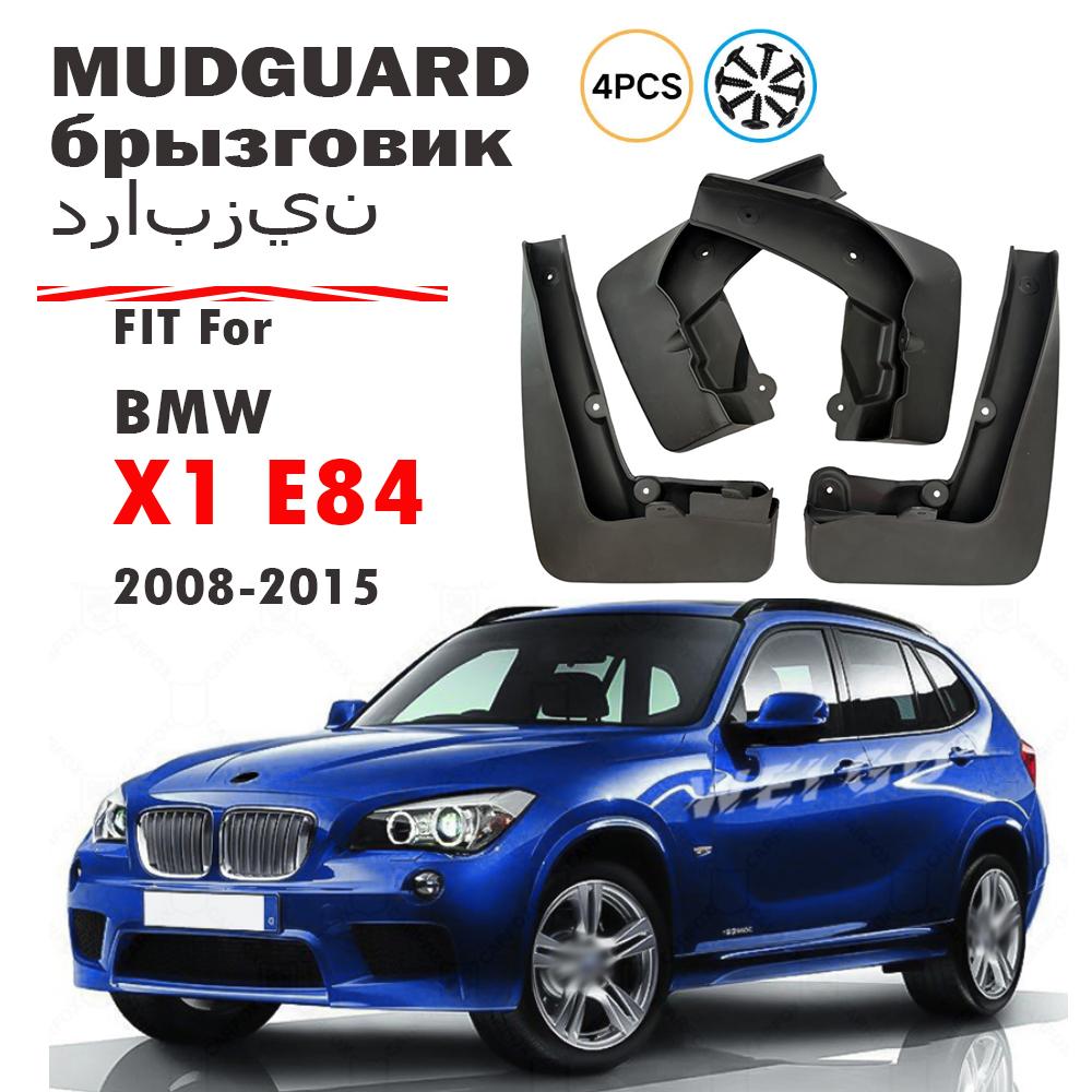 2008 2009 2010-2015 For BMW X1 E84 Mudguard Fender Anti-splash Mud Flaps Guards Splash Mudflaps Car Accessories Front Rear 4pcs X1 E84