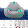 Lazy Sofas Cover Large Bean Bag Cover Without Filler Adults Couch Living Room Bedroom Home Tatami Lounger Comfortable Seat Cover
