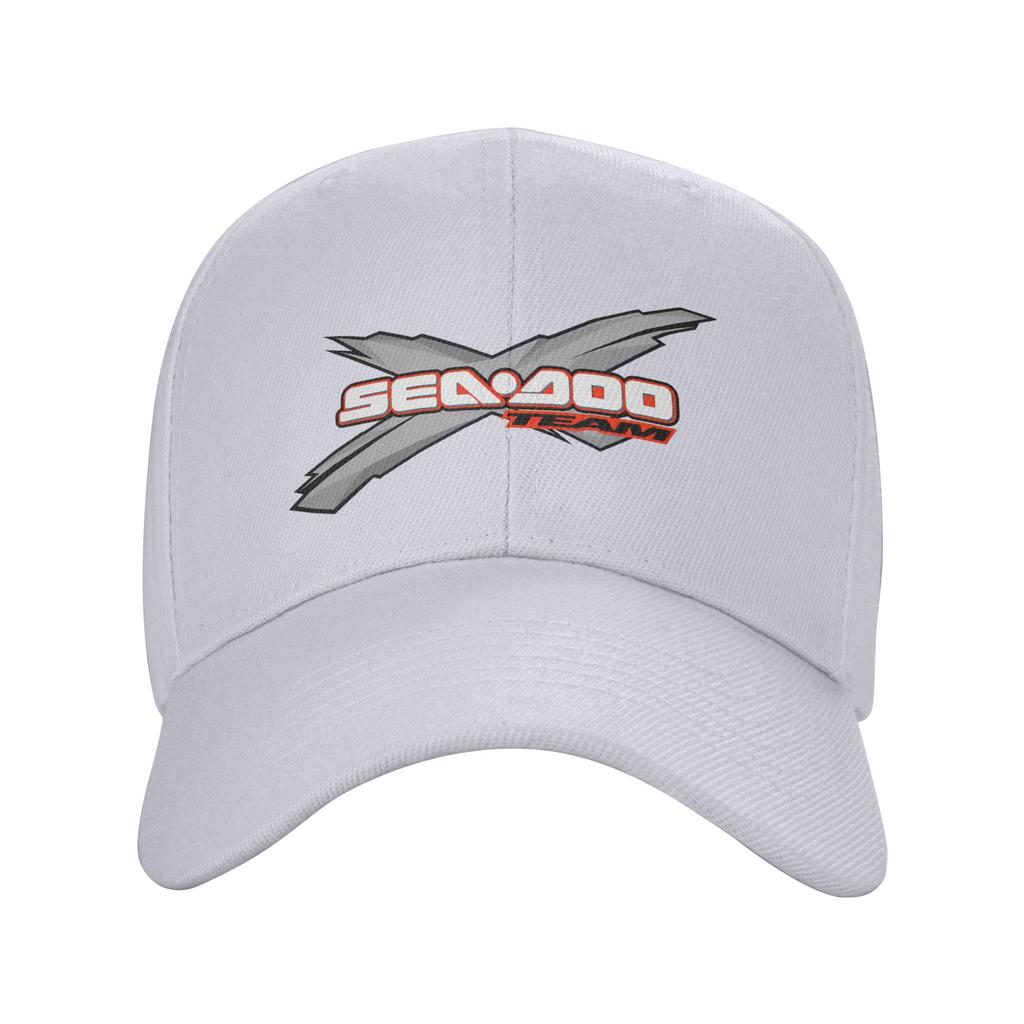 Fashion Sea Doo Team Rxt Brt Logo Curved Brim Baseball Cap Travel Trips Summer Women Cap