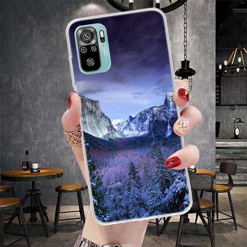 Mountain Peak Forest Soft Phone Case For Xiaomi Redmi Note 15 14 14S 13 12 Pro Plus 12S 11 11S 11E 10 10S 11T 5G Fundas Coque Re
