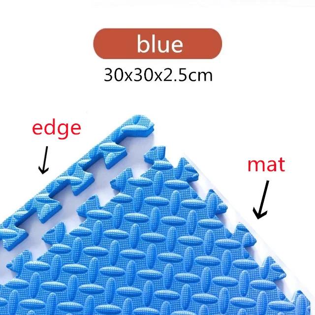 2.5CM Thick 30×30 Solid Color Baby Children's Room Game Mat Carpet Playing Activity Gym Mat Puzzle Environmental Protection Mats