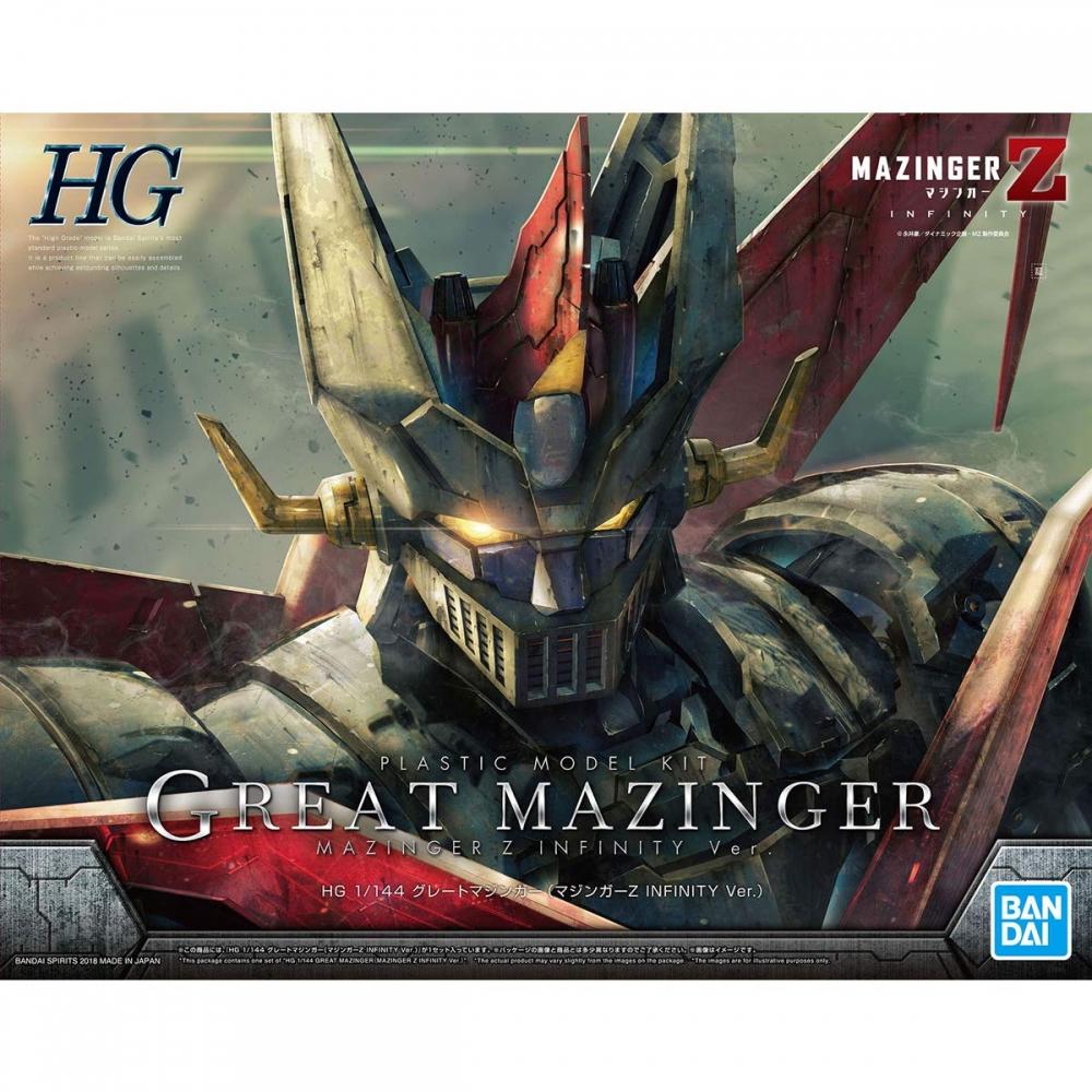 HG Velký Mazinger (Mazinger Z INFINITY Ver.) Barevně odlišený plastový model v měřítku 1144