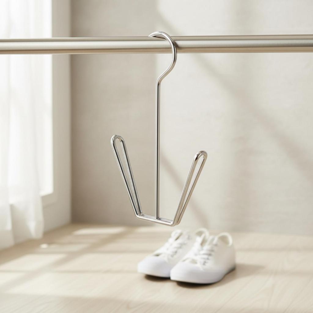 Hanging Shoe Dry Rack No Installation Required with Hook Storage Organizer for